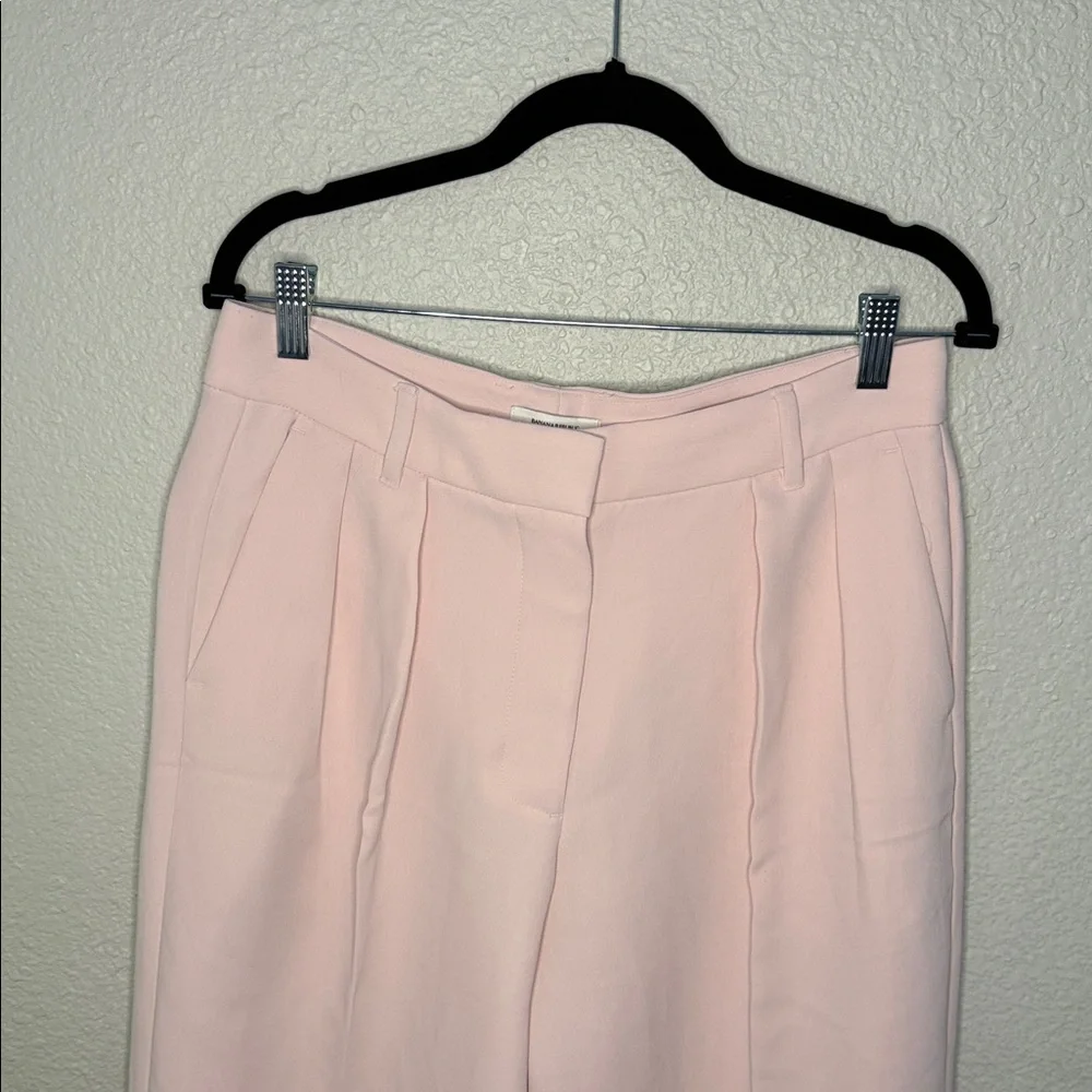 High-rise wide leg pant